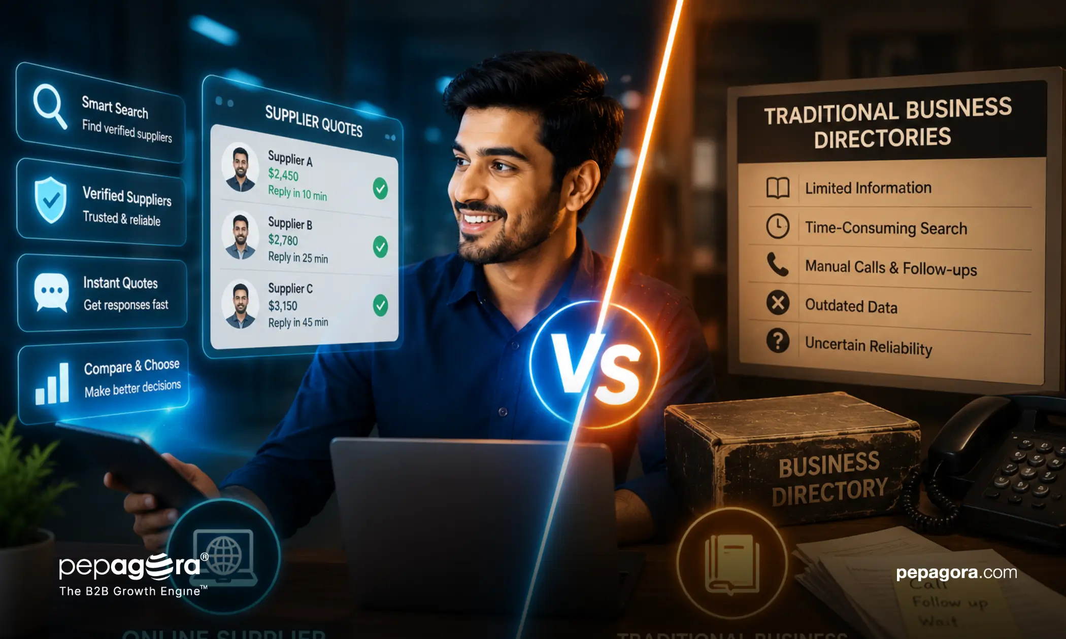 Online Supplier Platforms vs Traditional Business Directories